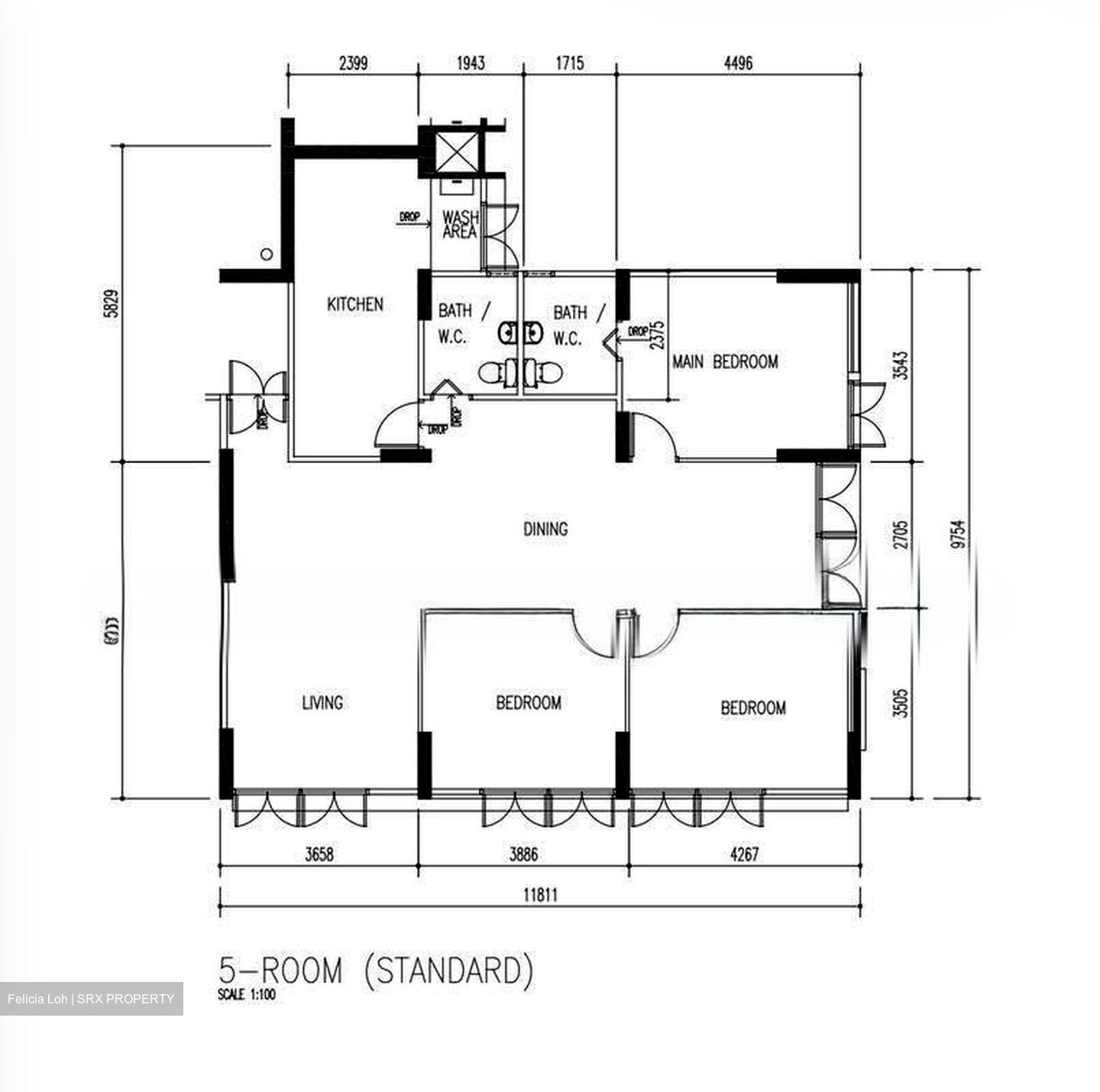 Blk 13 Dover Heights (Queenstown), HDB 5 Rooms #608408911